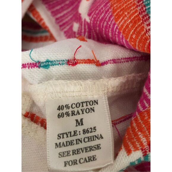 Freeway Beige Top Dress with Colorful Woven Skirt – Size M, - Picture 8 of 10